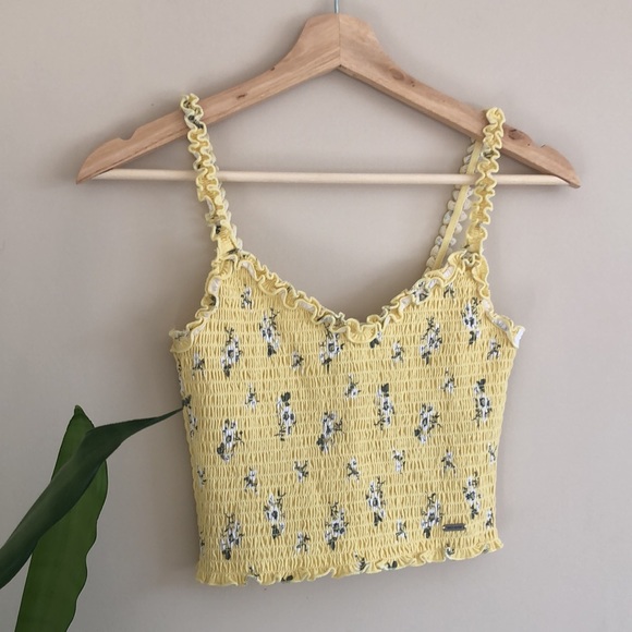 DONATED - Hollister Smocked Ruffle Cami - Picture 5 of 8